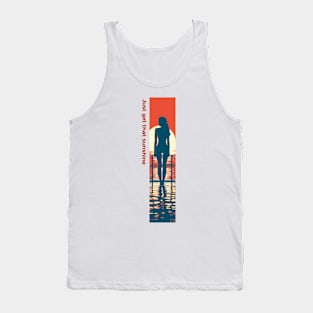 get that sunshine, swimming pool lifestyle v4 Tank Top